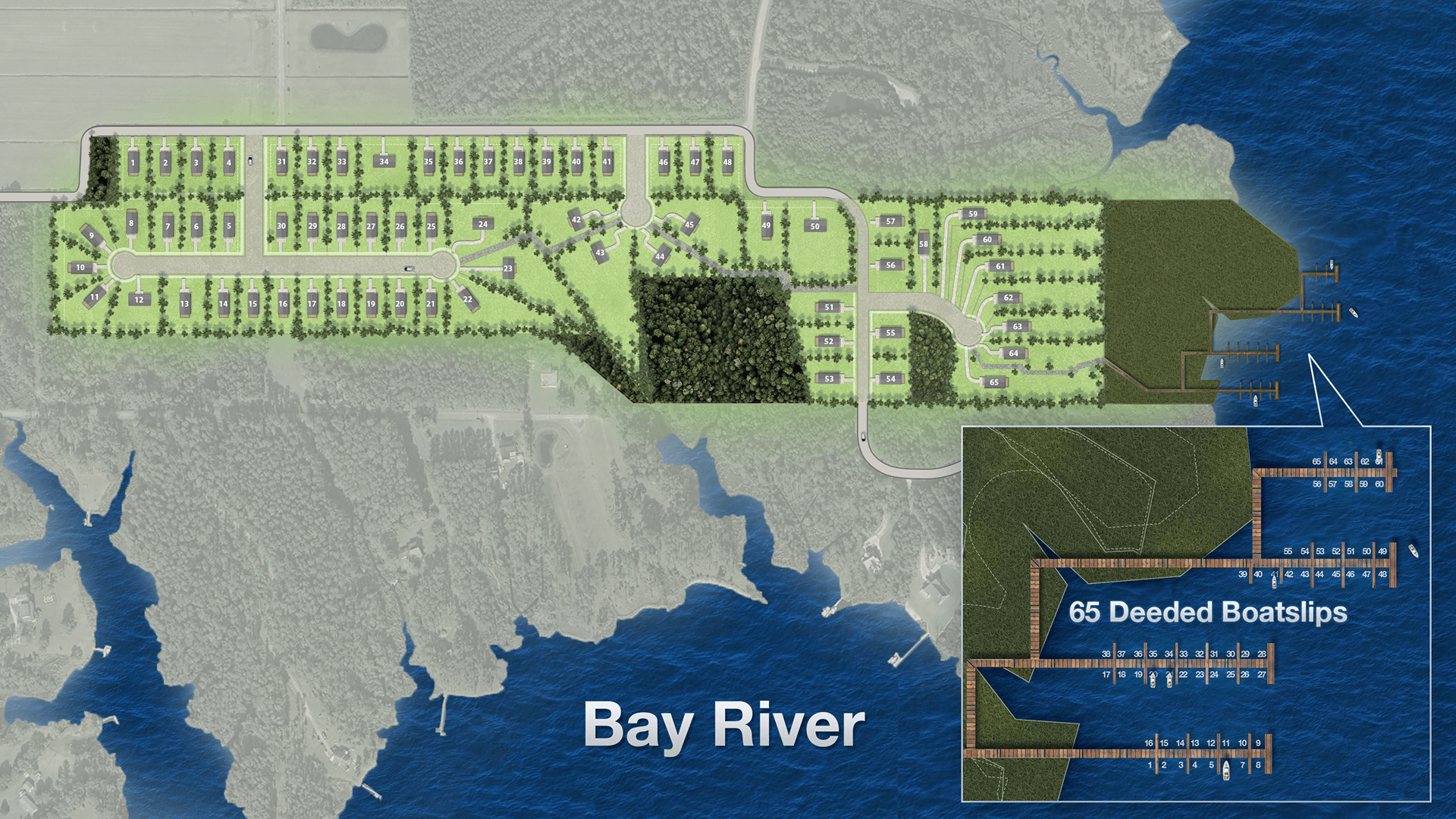 Vandemere Cove community map